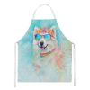 Samoyed Hippie Dawg Apron Cooking Kitchen Server Baking Crafts Gardening for Adult Women Men, Unisex, Large, Multicolor