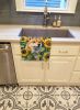 Shiba Inu in Sunflowers Kitchen Towel Dish Cloths Guest Hand Towel Decorative Bathroom Towel for Face,Tea, Dishcloth, Kitchen and Bath