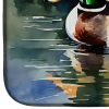 Mallard Dish Drying Mat Absorbent Dish Drying Mat Pad for Kitchen Counter Dish Drainer Mat for Countertop, 14 x 21", Multicolor