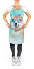 Samoyed Hippie Dawg Apron Cooking Kitchen Server Baking Crafts Gardening for Adult Women Men, Unisex, Large, Multicolor