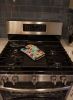 Lots of Black and Whtie Papillon Oven Mitt Heat Resistant Thick Oven Mitt for Hot Pans and Oven, Kitchen Mitt Protect Hands, Cooking Baking Glove