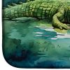 Crocodile Dish Drying Mat Absorbent Dish Drying Mat Pad for Kitchen Counter Dish Drainer Mat for Countertop, 14 x 21", Multicolor