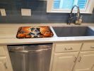 Australian Shepherd Terrier Fall Dish Drying Mat Absorbent Dish Drying Mat Pad for Kitchen Counter Dish Drainer Mat for Countertop, 14 x 21", Multicol